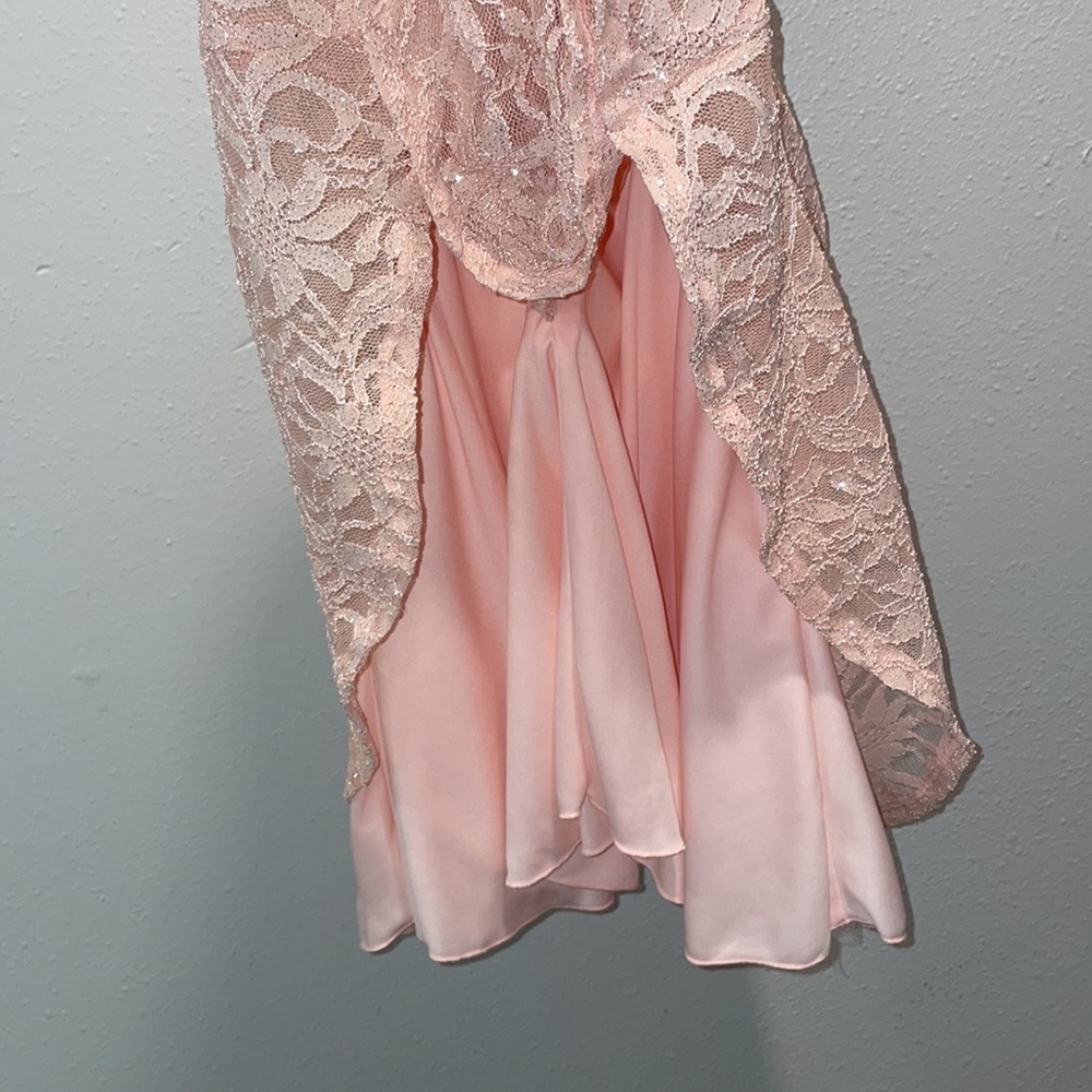 Camille La Vie Sequin Formal Pink Dress Size 1/2 - Picture 9 of 12